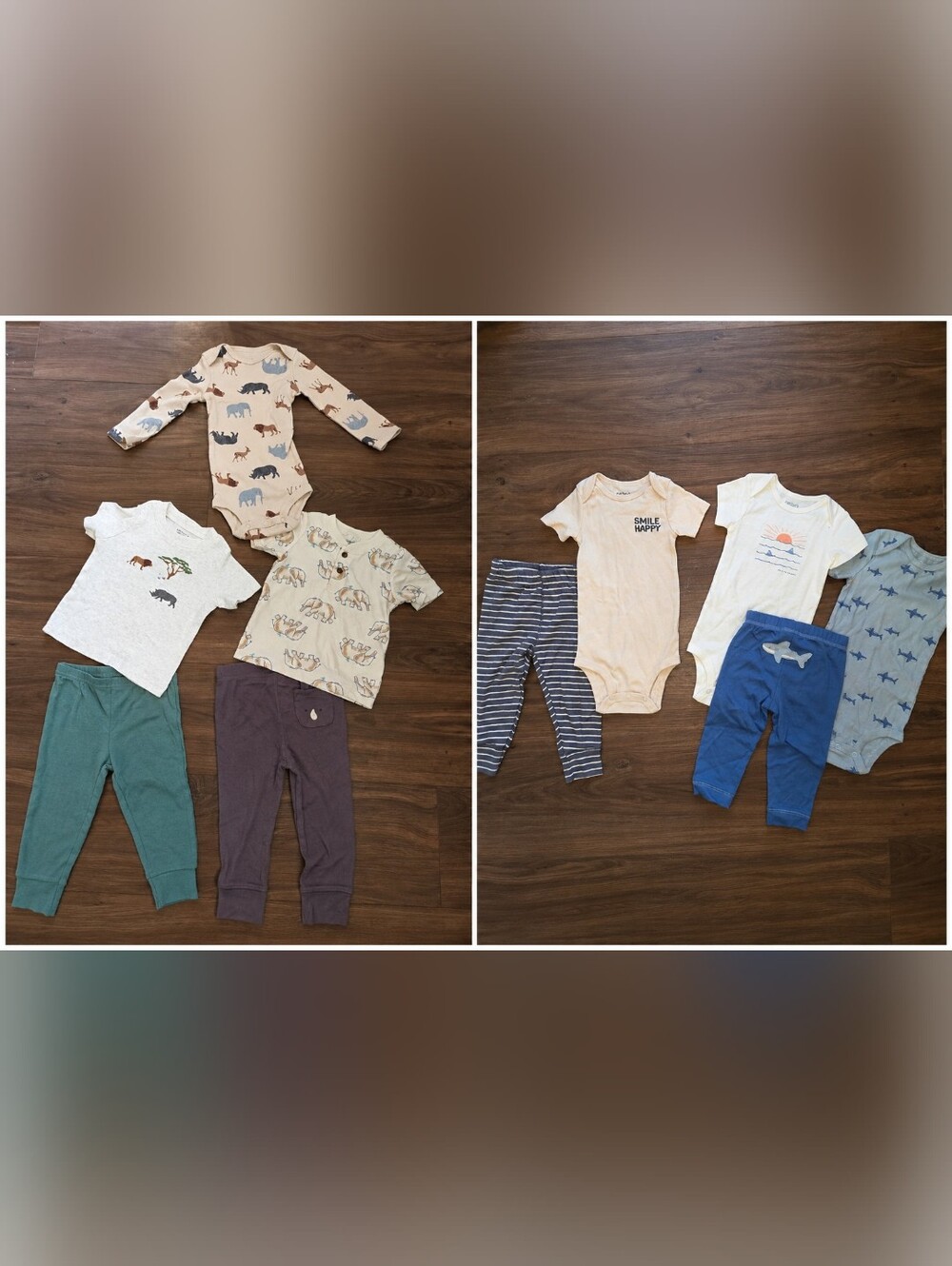 Baby Boys Carter's Outfits Lot - Size 12 Months, 10 Pieces